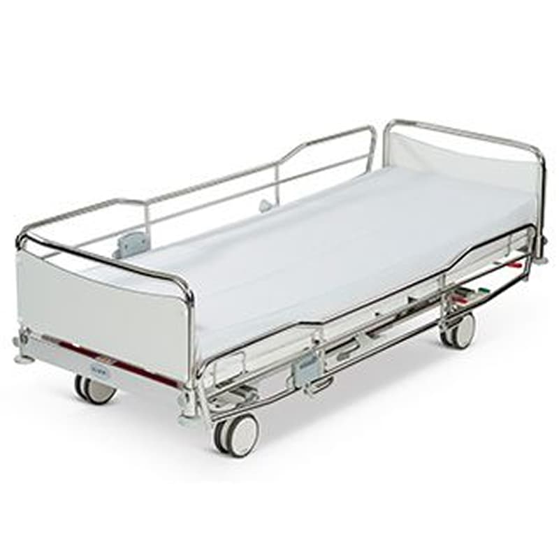 Stainless Steel Hospital Bed (White Panel)