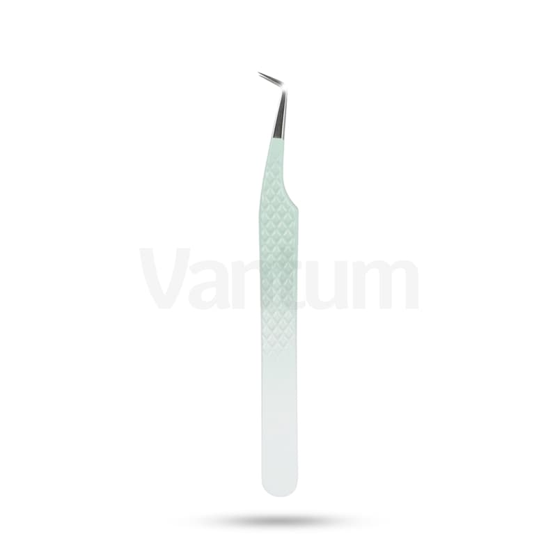 Curved Mint Green Gradient Tweezers