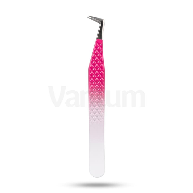 Curved Pink-White Gradient Tweezers (Version 2)